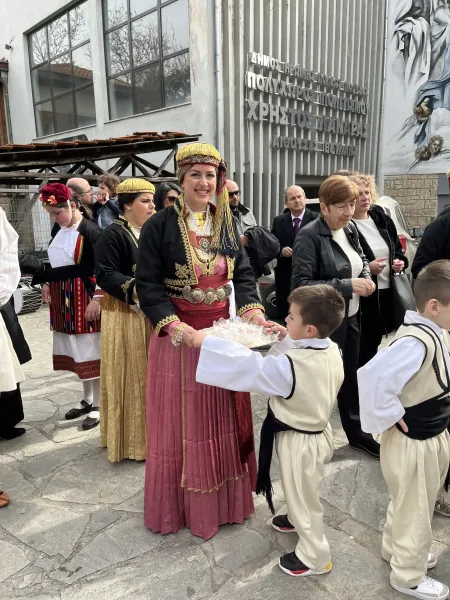 Αναπαράσταση Ναουσαιικου γάμου